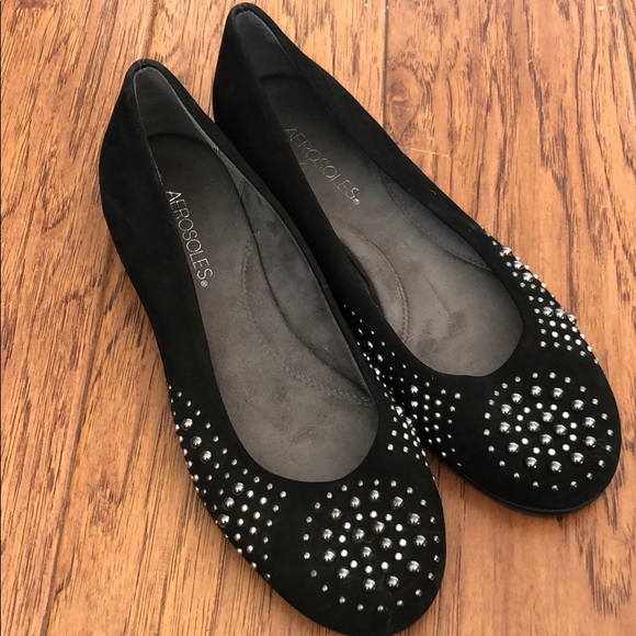 aerosoles suede flats